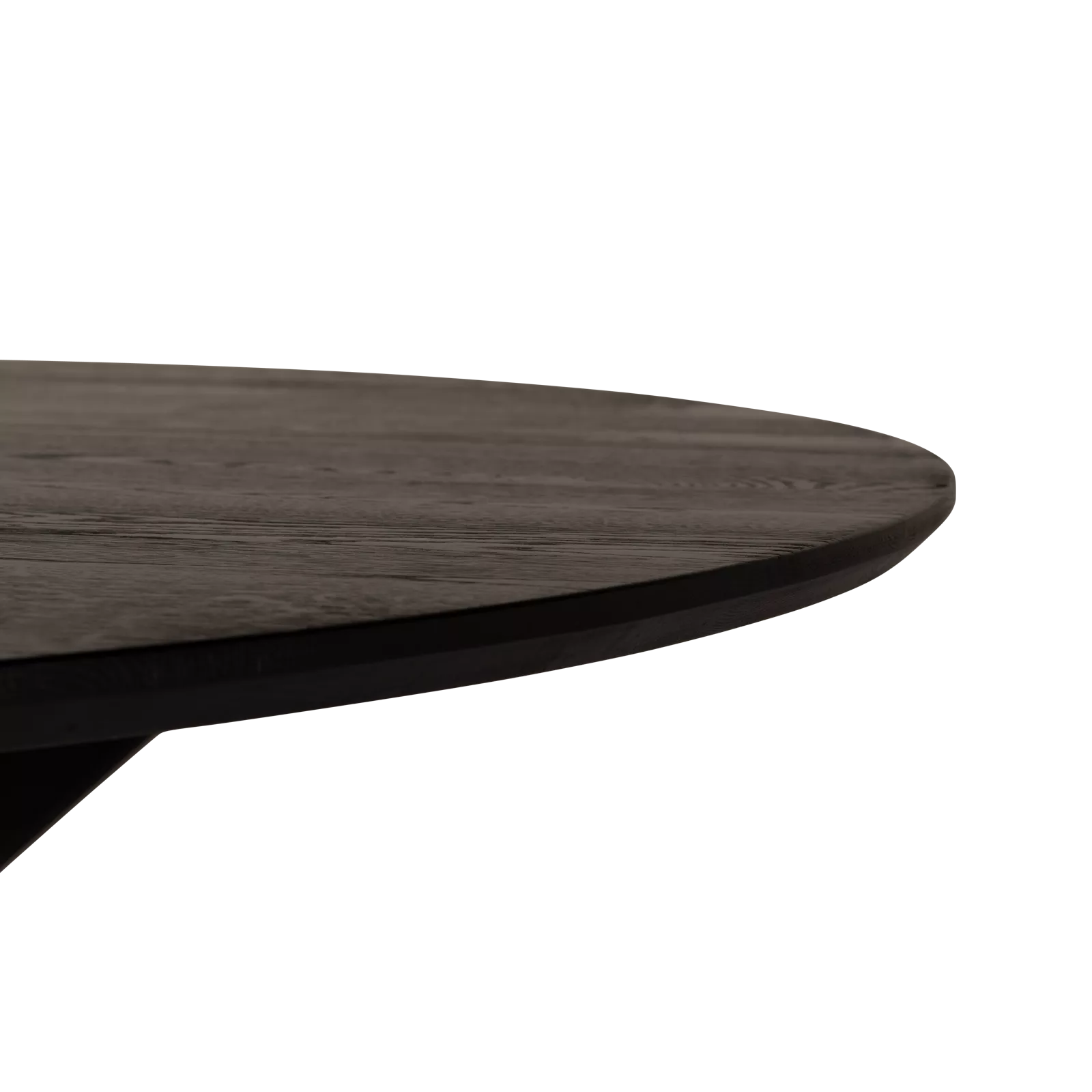 Eettafel (rond - 130cm) Blackstone - Black Sky