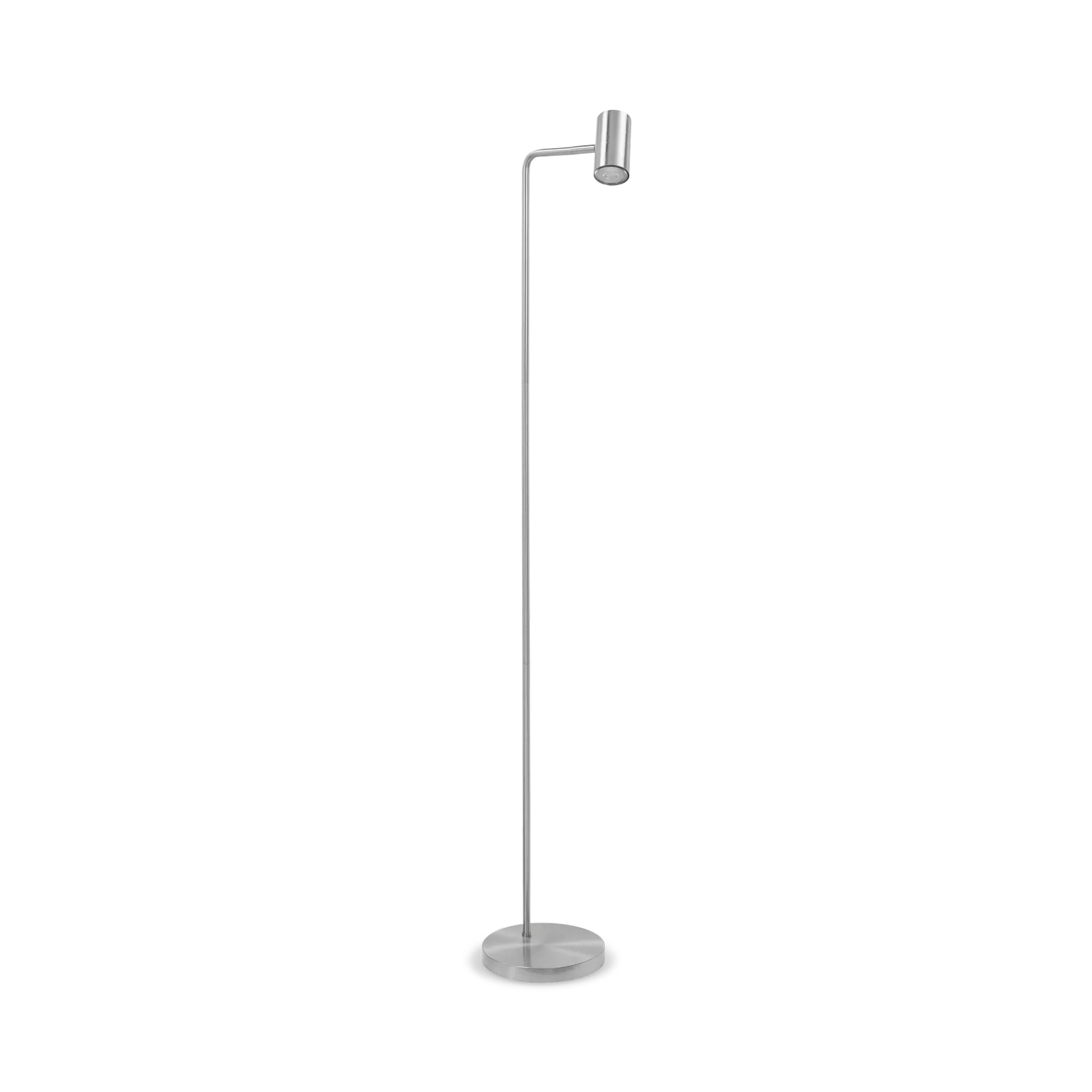 Vloerlamp (1 lichts) Burgos - Nickel