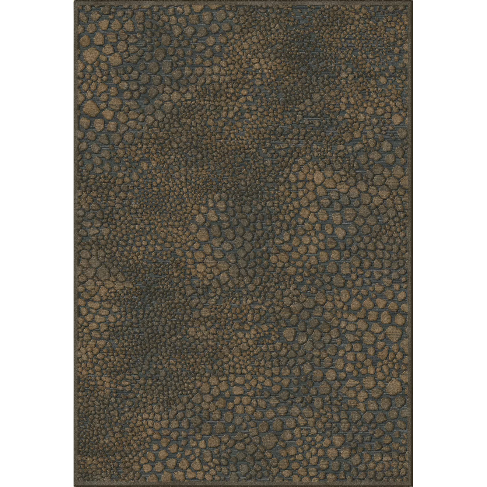 Vloerkleed (160x230cm) Avila - Black/Brown