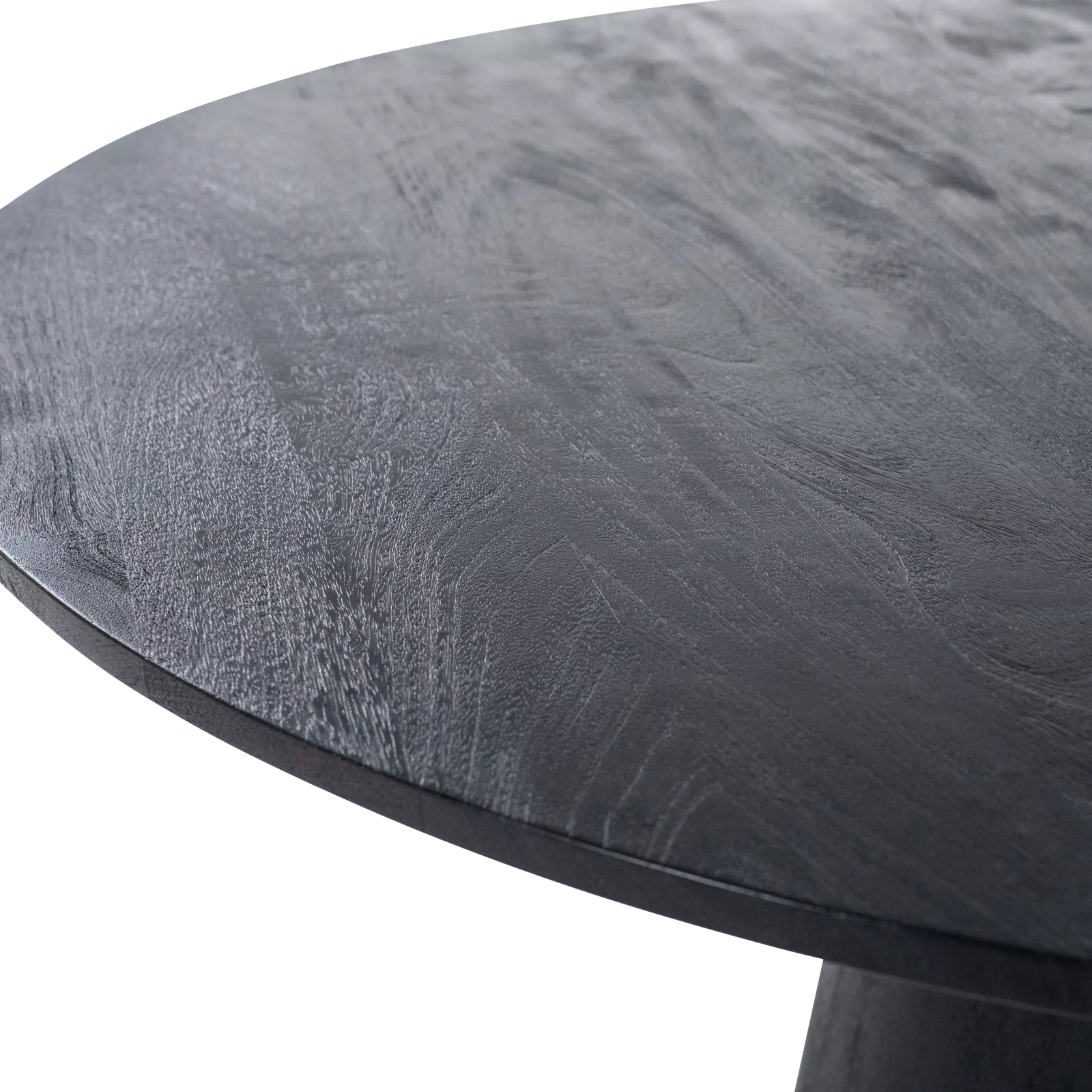 Eettafel (rond 130cm) Aron - Zwart