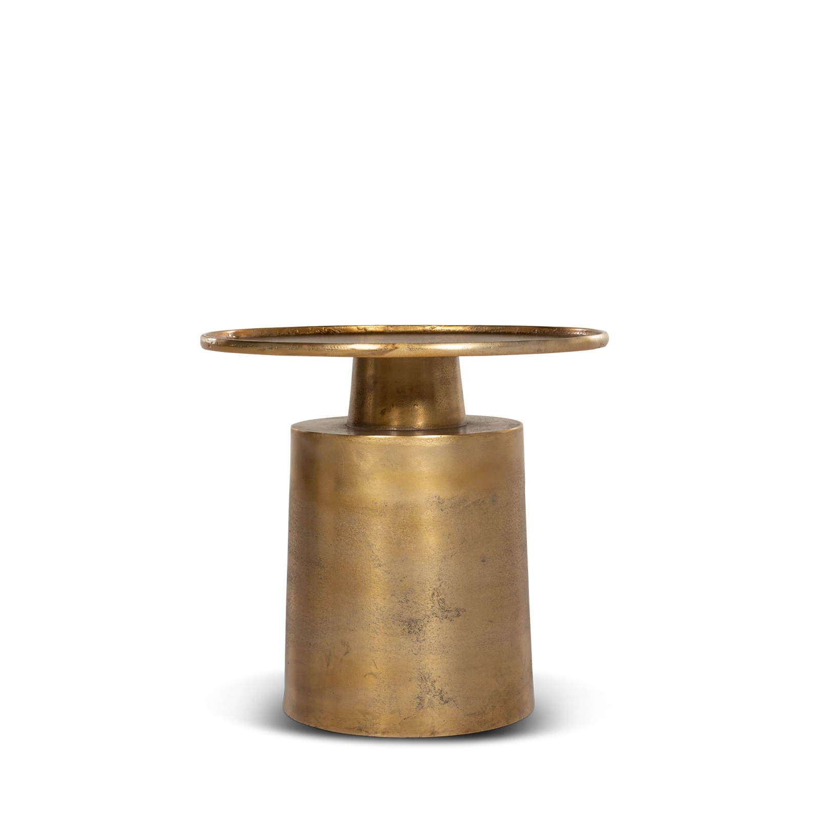 Bijzettafel (50cm) Nessa - Antique Gold