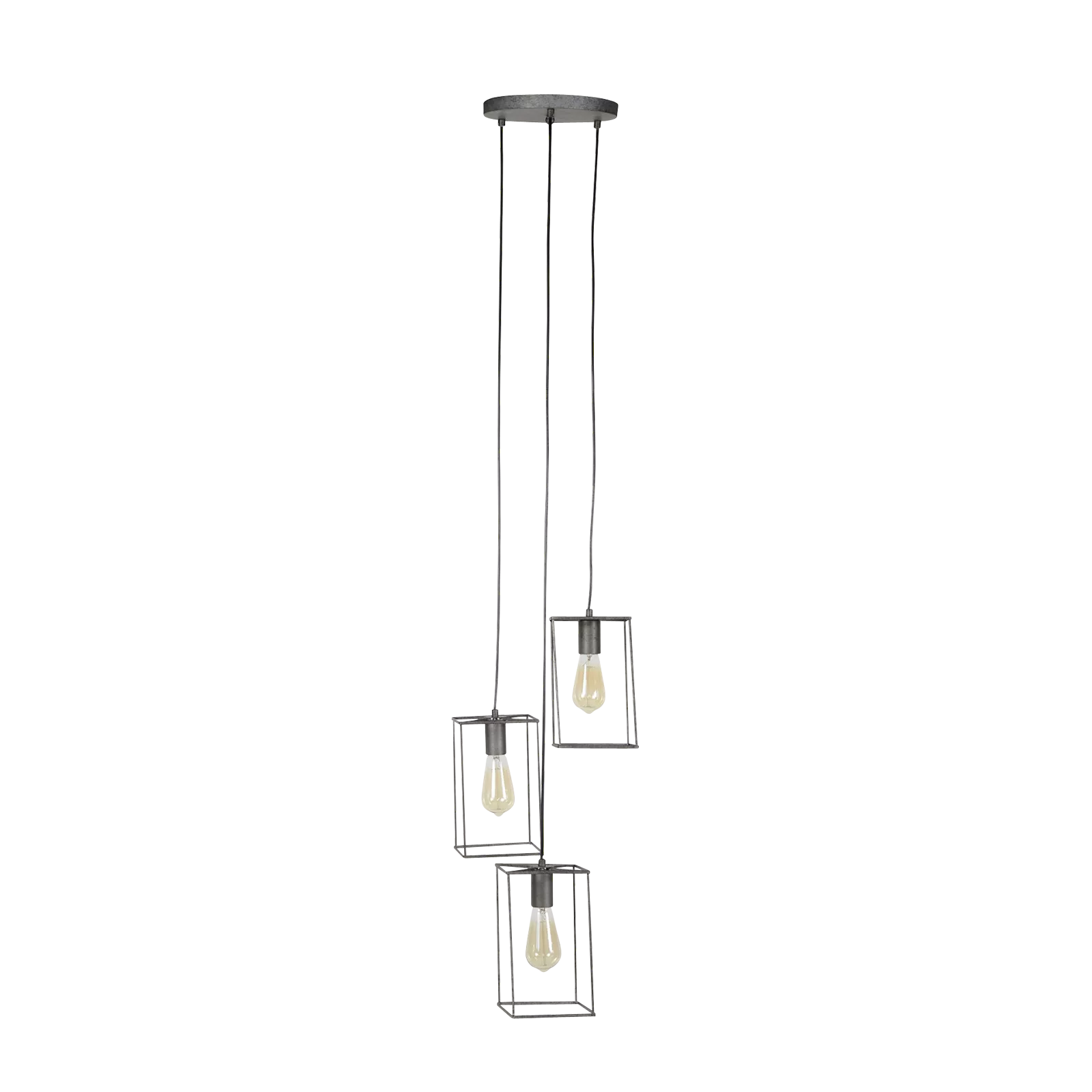 Hanglamp (3 lichts) Cubic