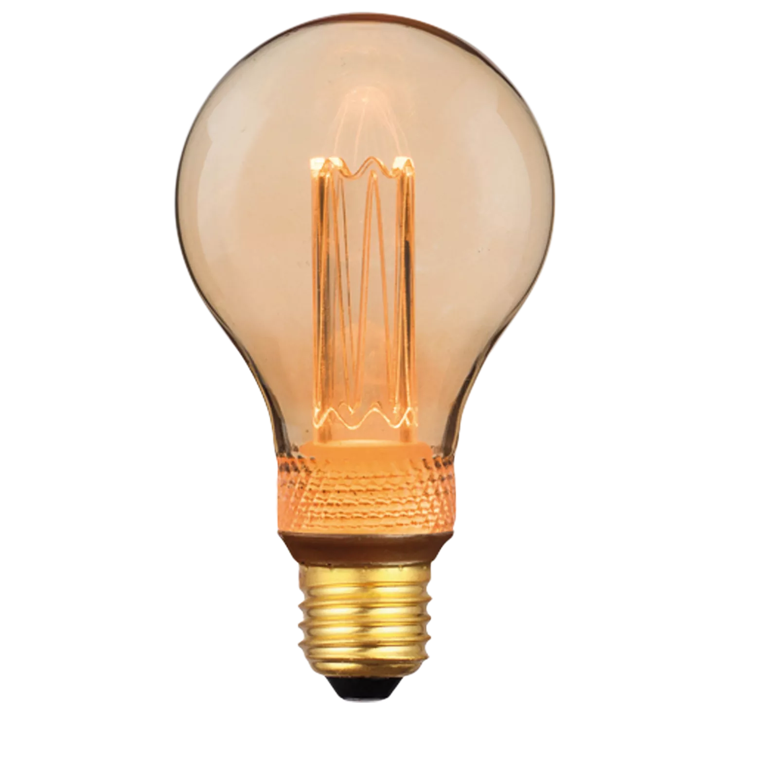 LED lamp (7,5cm) Lampadina - Amber/Gold