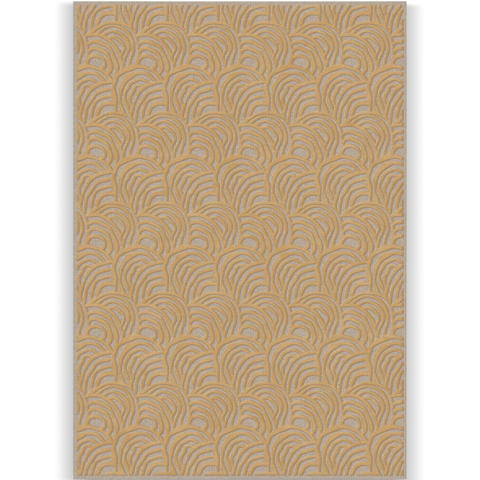 Vloerkleed (160x230cm) Ibiza - Beige/Gold