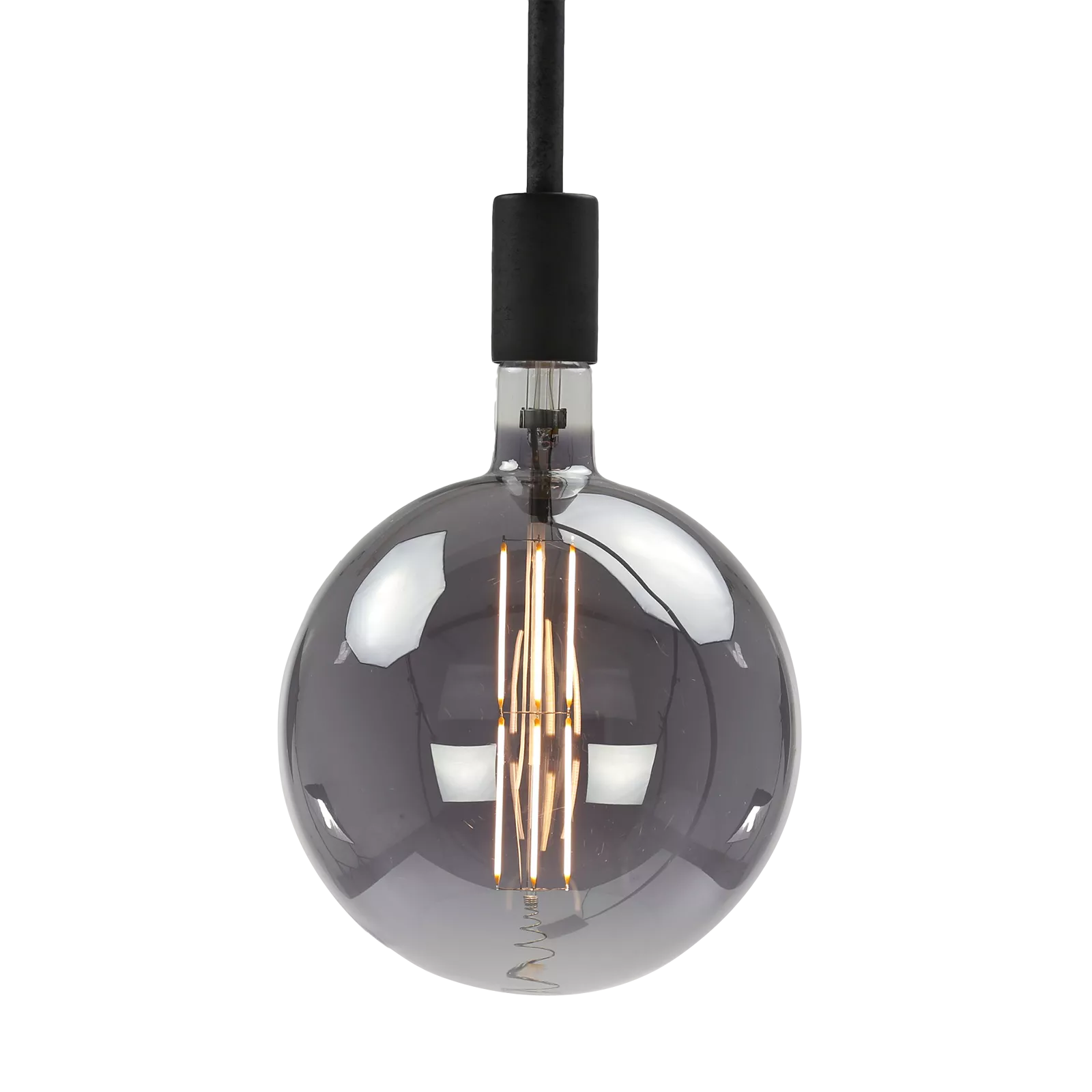 Lichtbron (20cm) LED Filament Bol - Smoke Grey