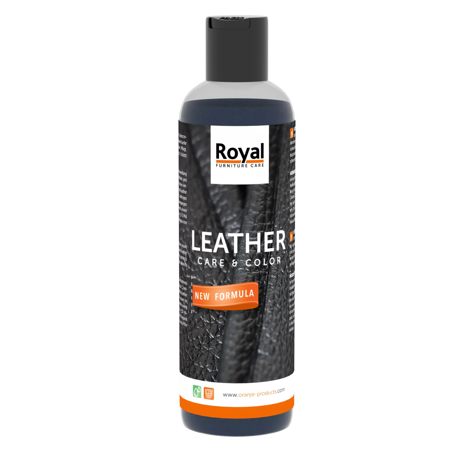 Onderhoudsmiddel Leather Care & Color - Zwart