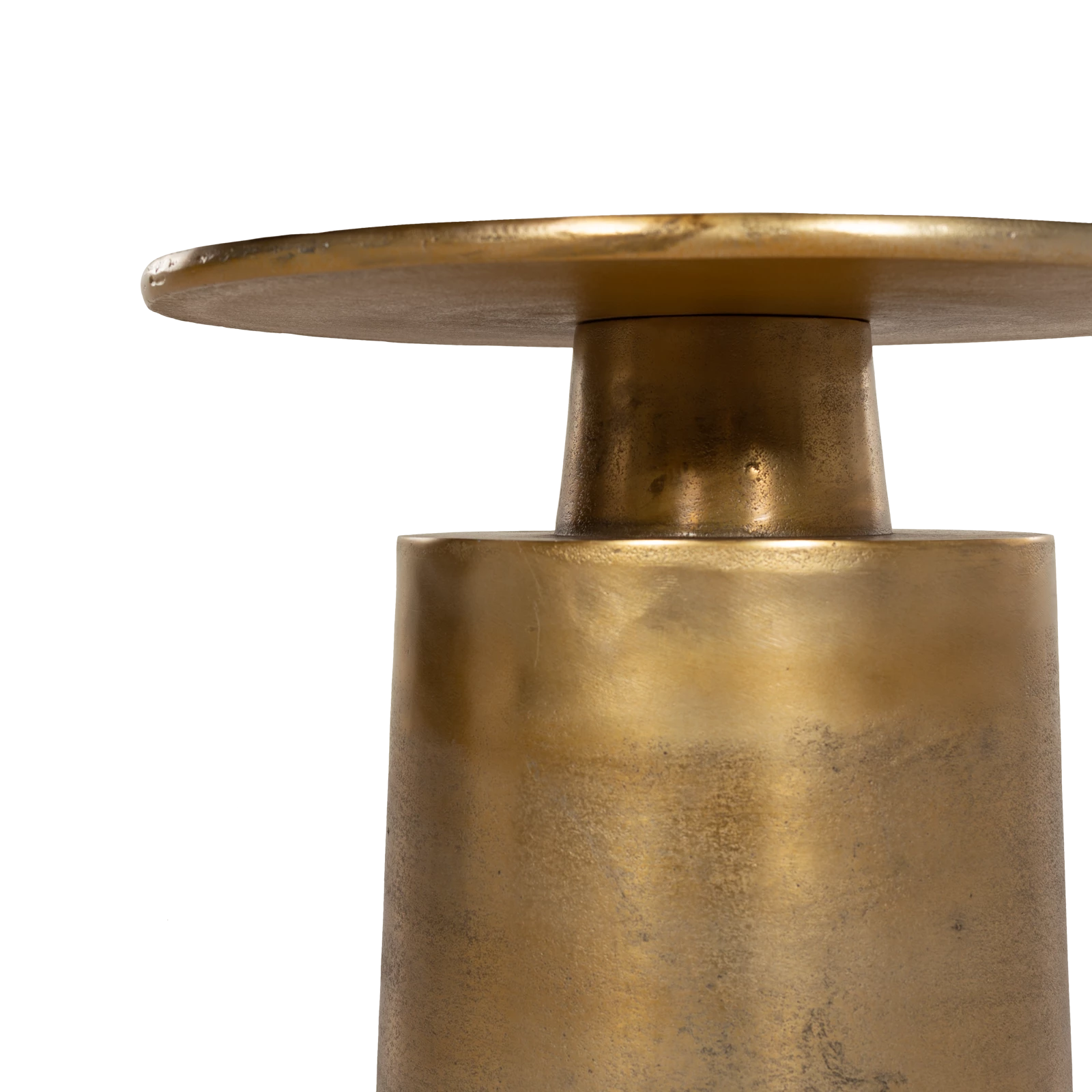 Bijzettafel (50cm) Nessa - Antique Gold