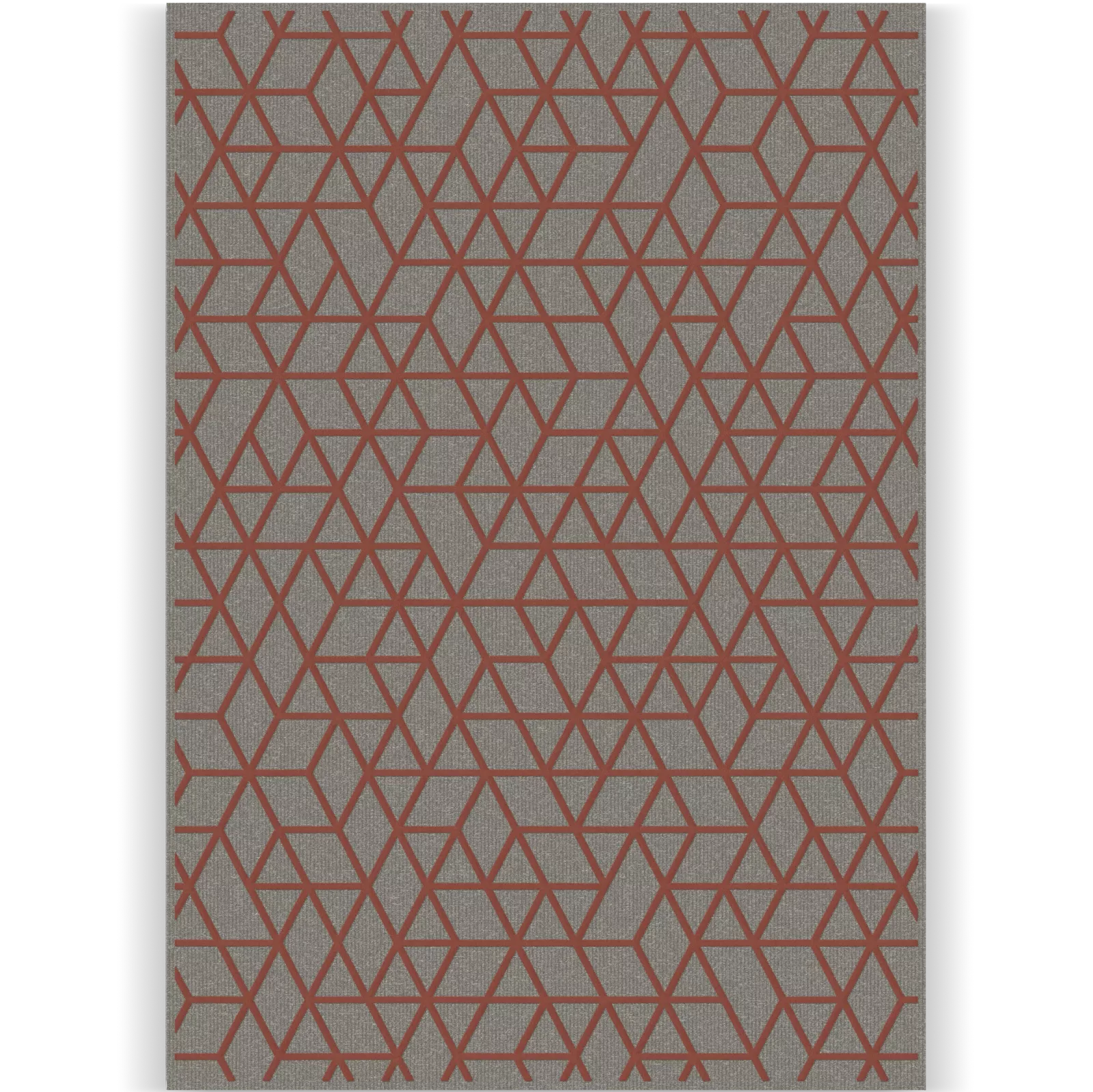 Vloerkleed (160x230cm) Palma - Grey/Red