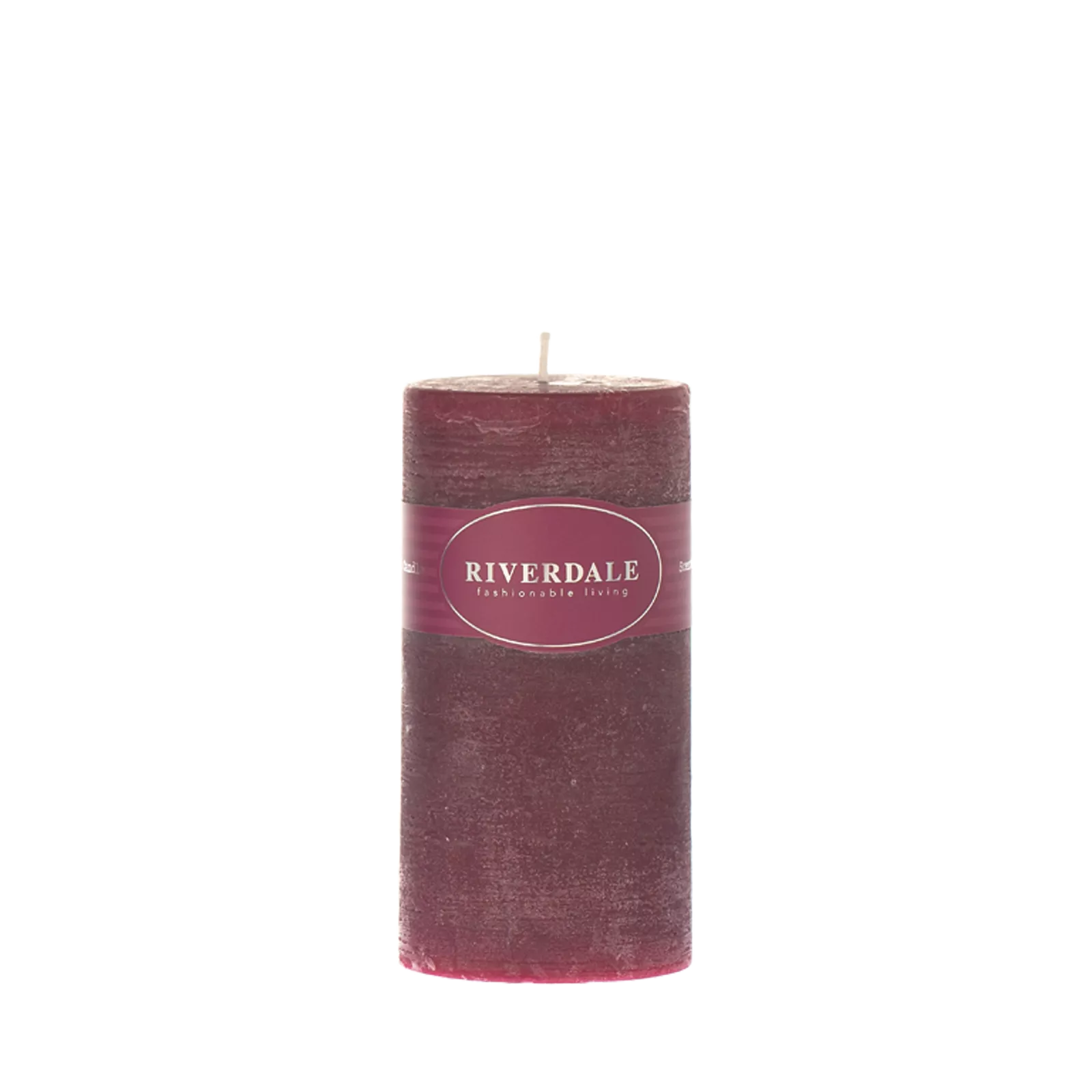 Candle (15cm) Pillar burgundy