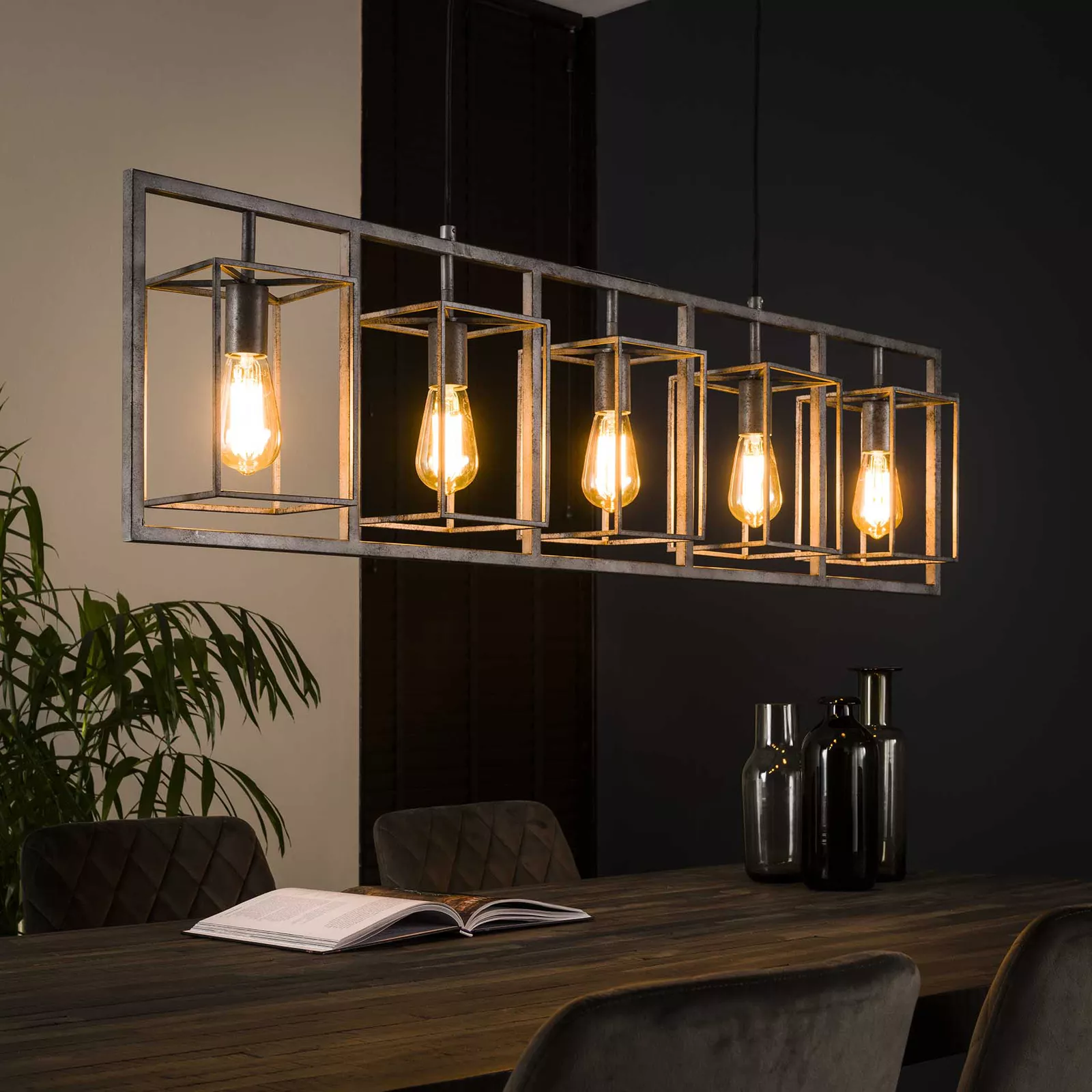 Hanglamp (5 lichts) Cubic