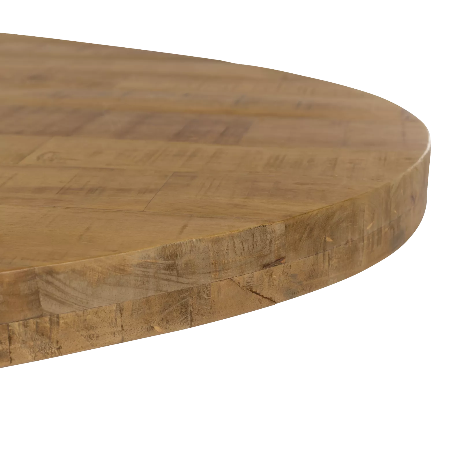 Eettafel (200x105cm - ovaal)  Steelwood - Seasoned Brown