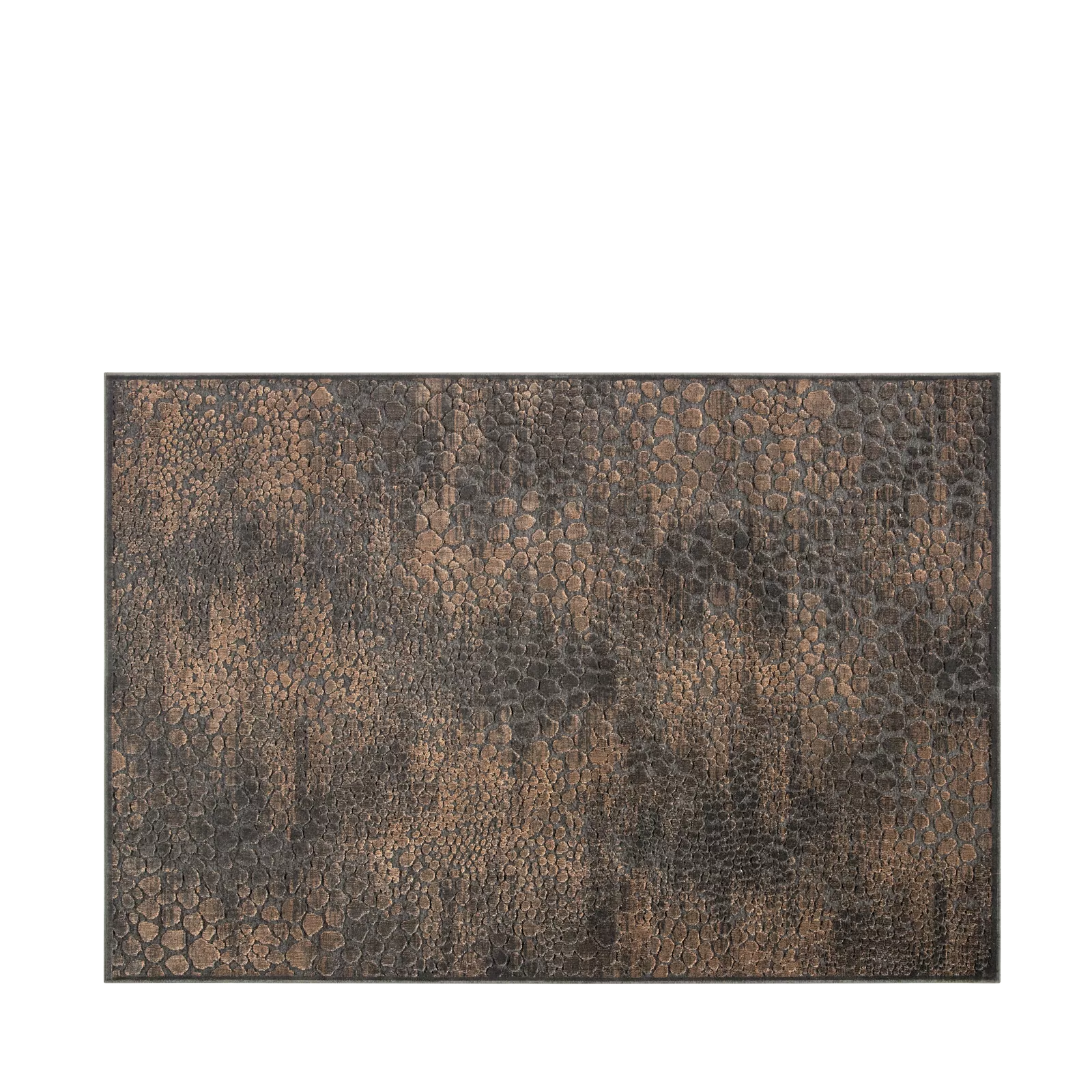 Vloerkleed (160x230cm) Avila - Black/Brown