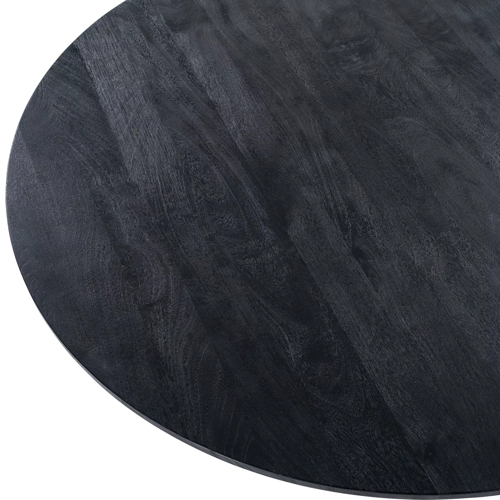 Eettafel (rond 130cm) Aron - Zwart