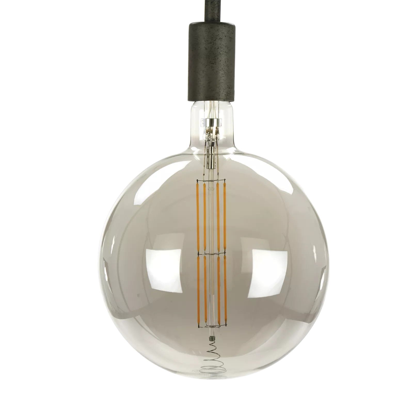 Lichtbron (20cm) LED Filament Bol - Smoke Grey