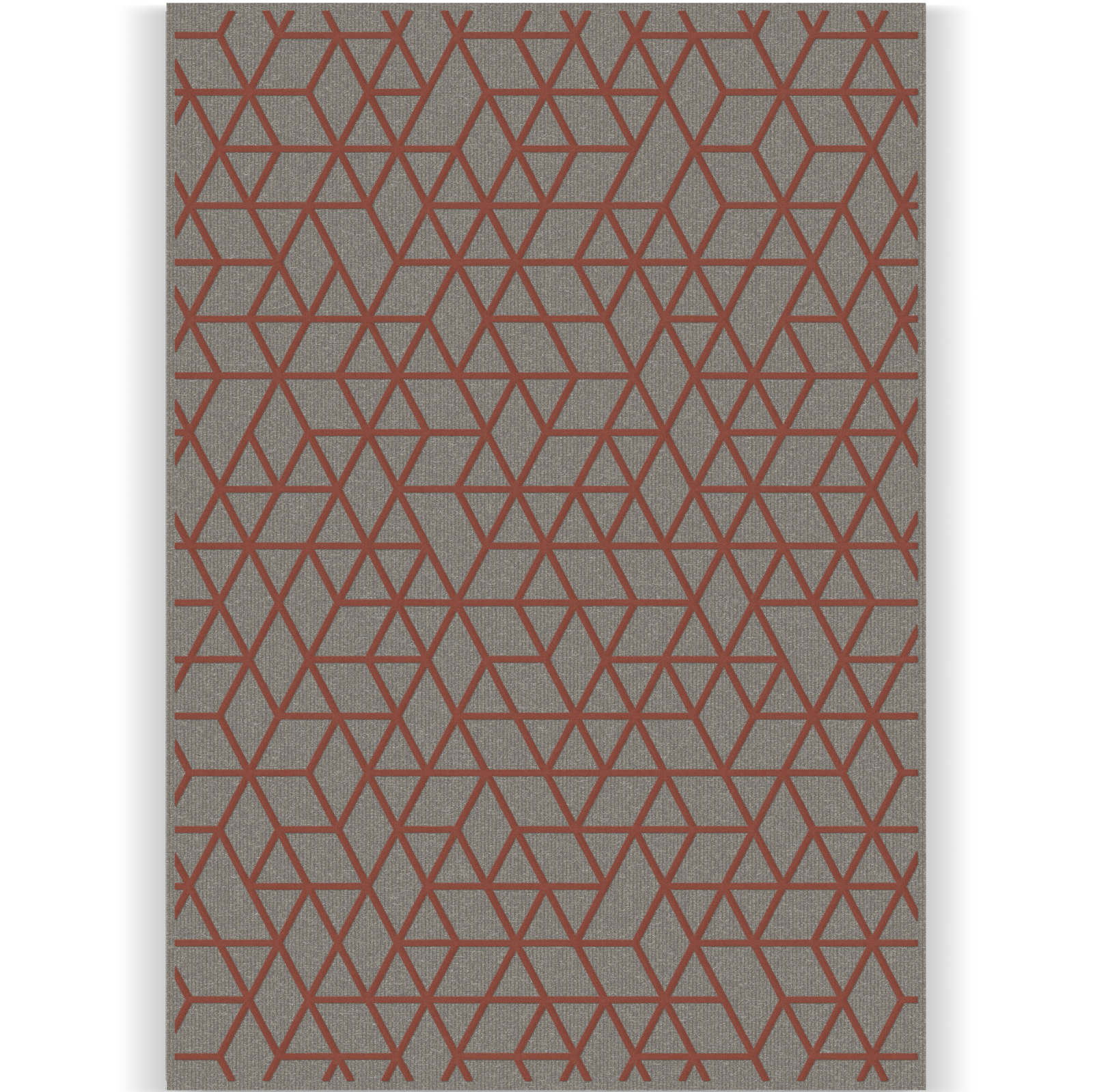 Vloerkleed (200x290cm) Palma - Grey/Red