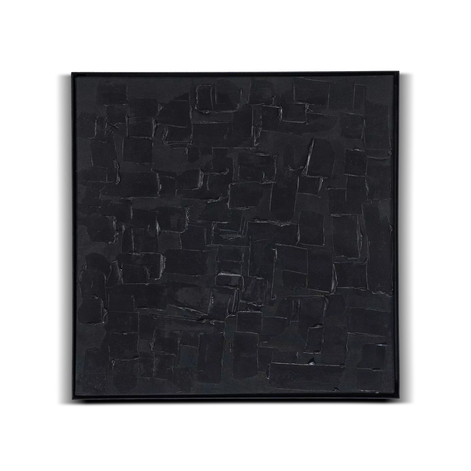 Wanddecoratie (90x90) Mud - Black