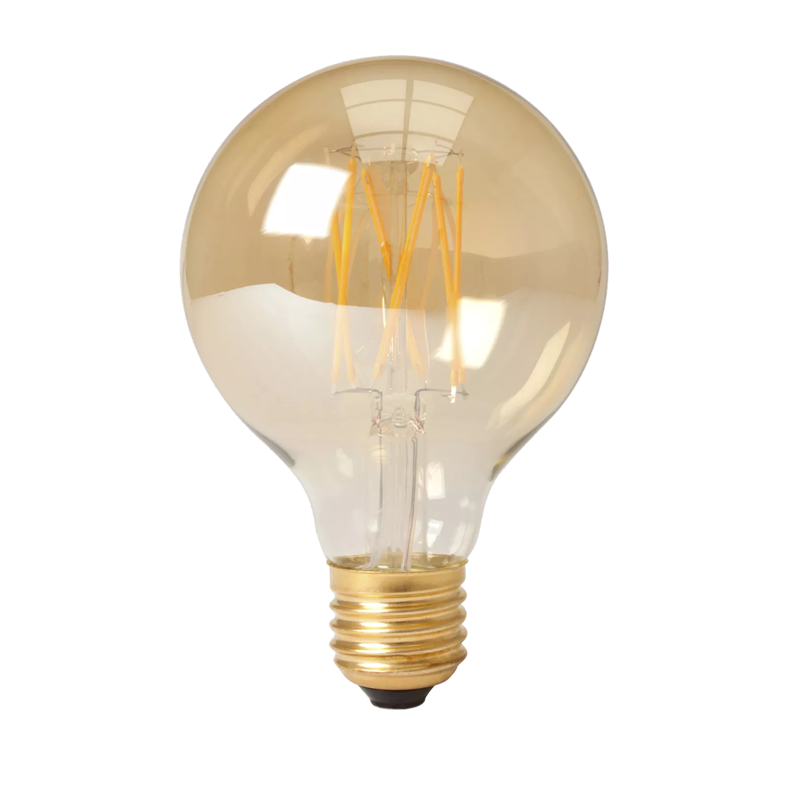 LED lamp (80x123mm) Globe - Gold