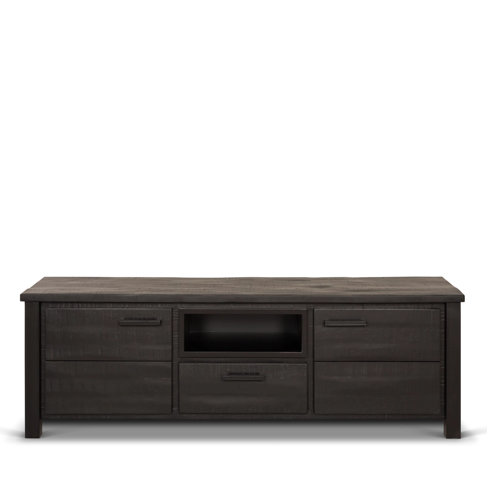 Tv meubel (150cm) Steelwood - Zwart