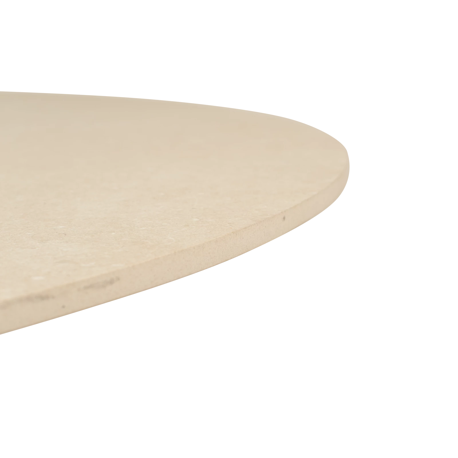 Eettafel (rond - 140cm) Westfield - Keramiek Lime Stone Ivory Satin