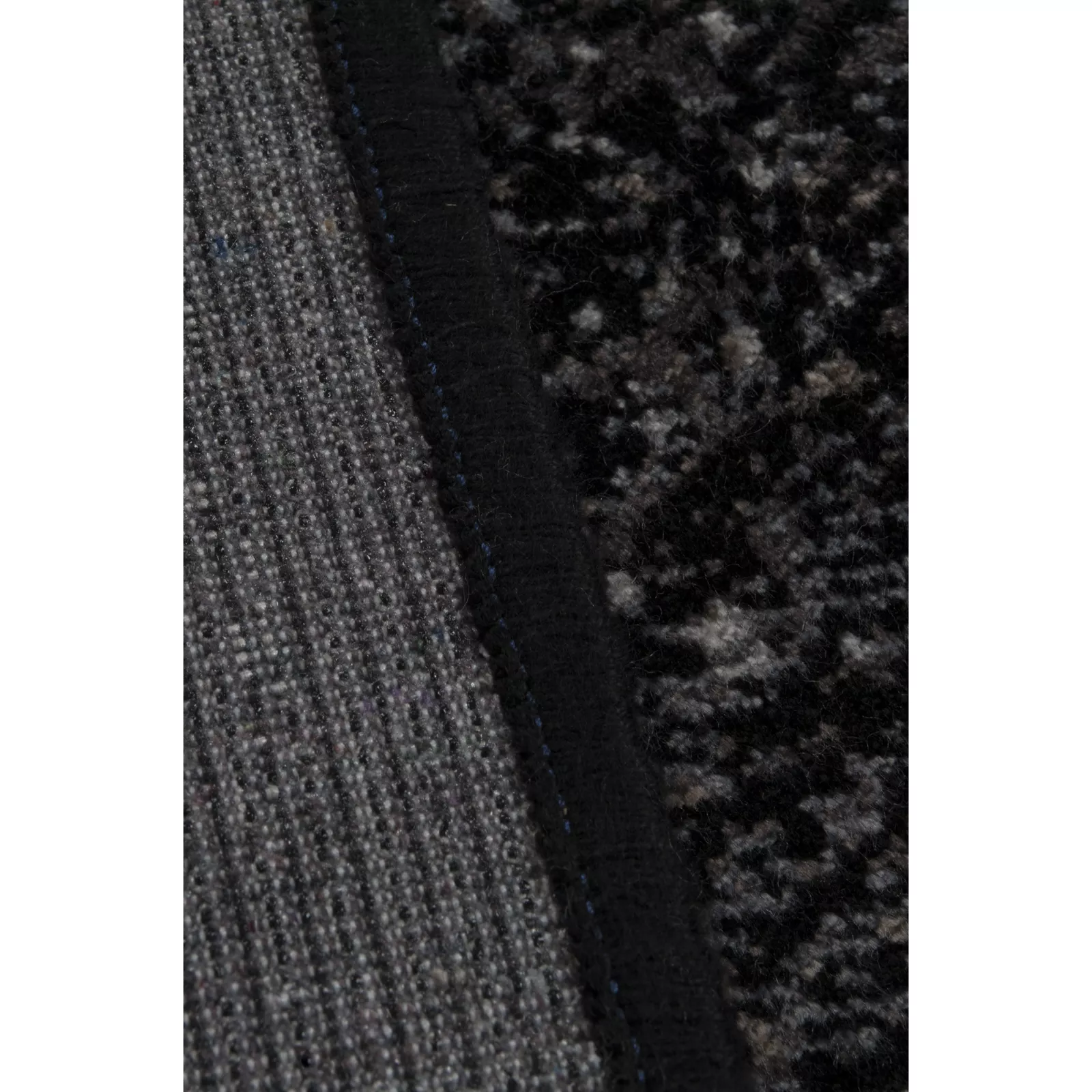 Vloerkleed (200x300cm) Rugged - Zwart/Grijs