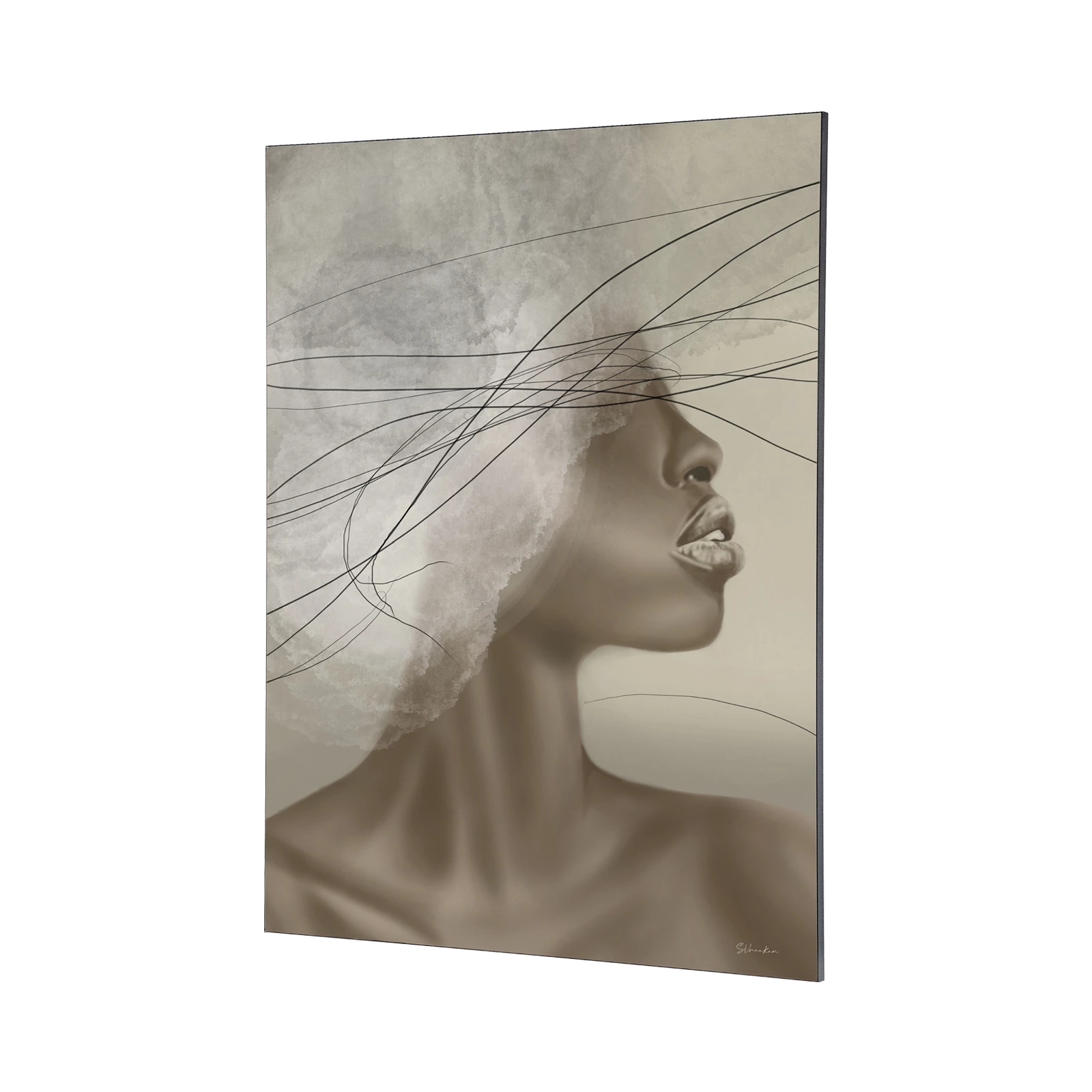 Wanddecoratie Cloudy Thoughts (medium)