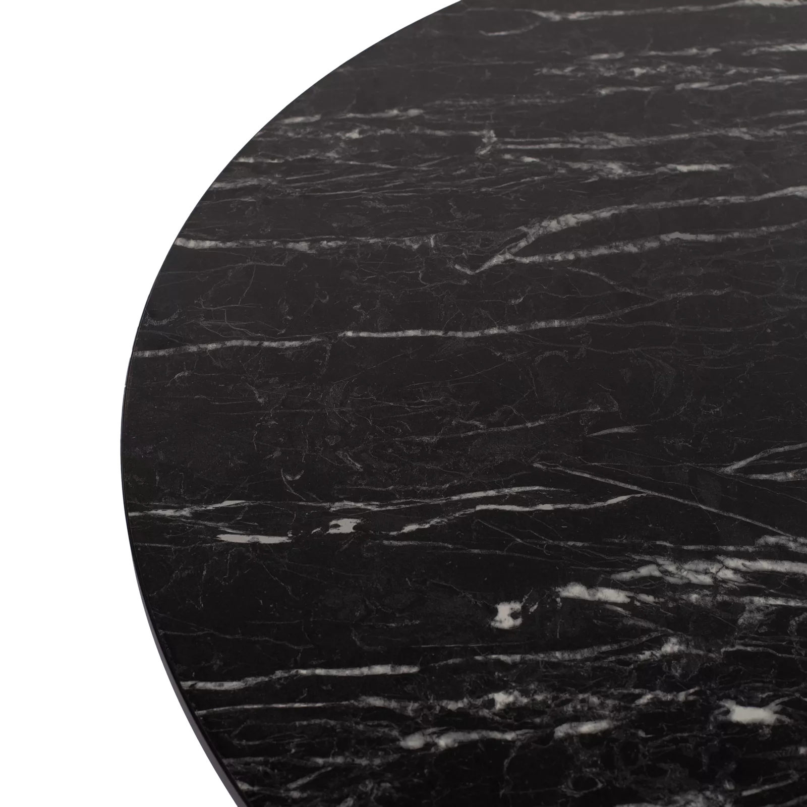 Eettafel (130cm) Rezzo - Lamulux Marble Nero