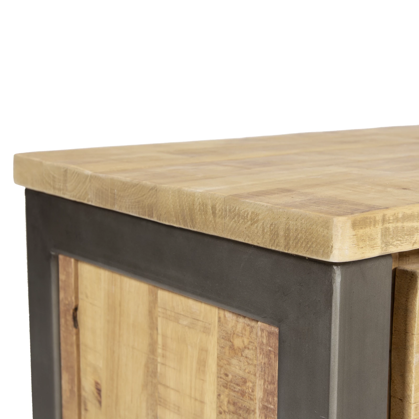 Tv meubel (150cm) Steelwood - Seasoned Brown