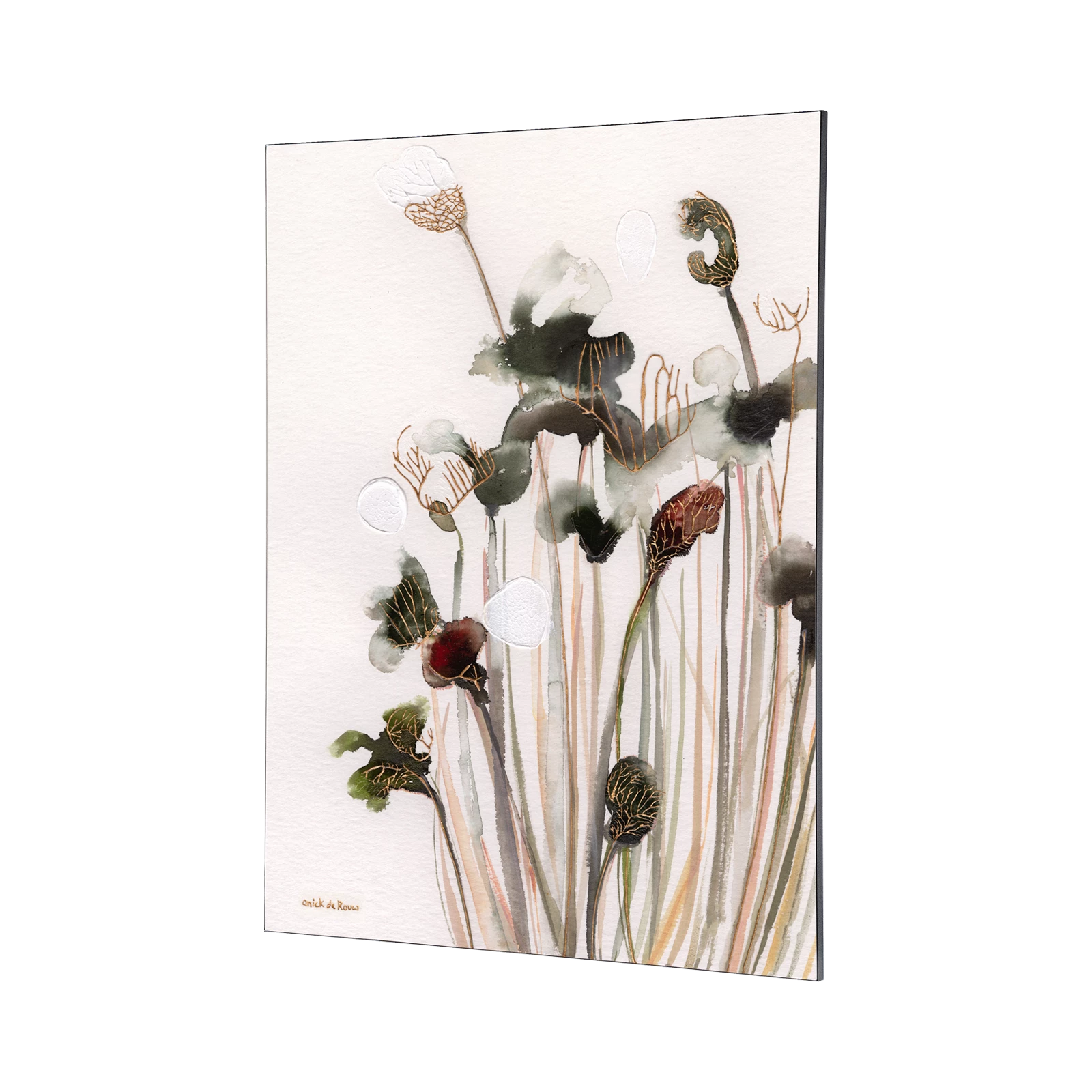 Wanddecoratie Pastel Flowers 2 (medium)