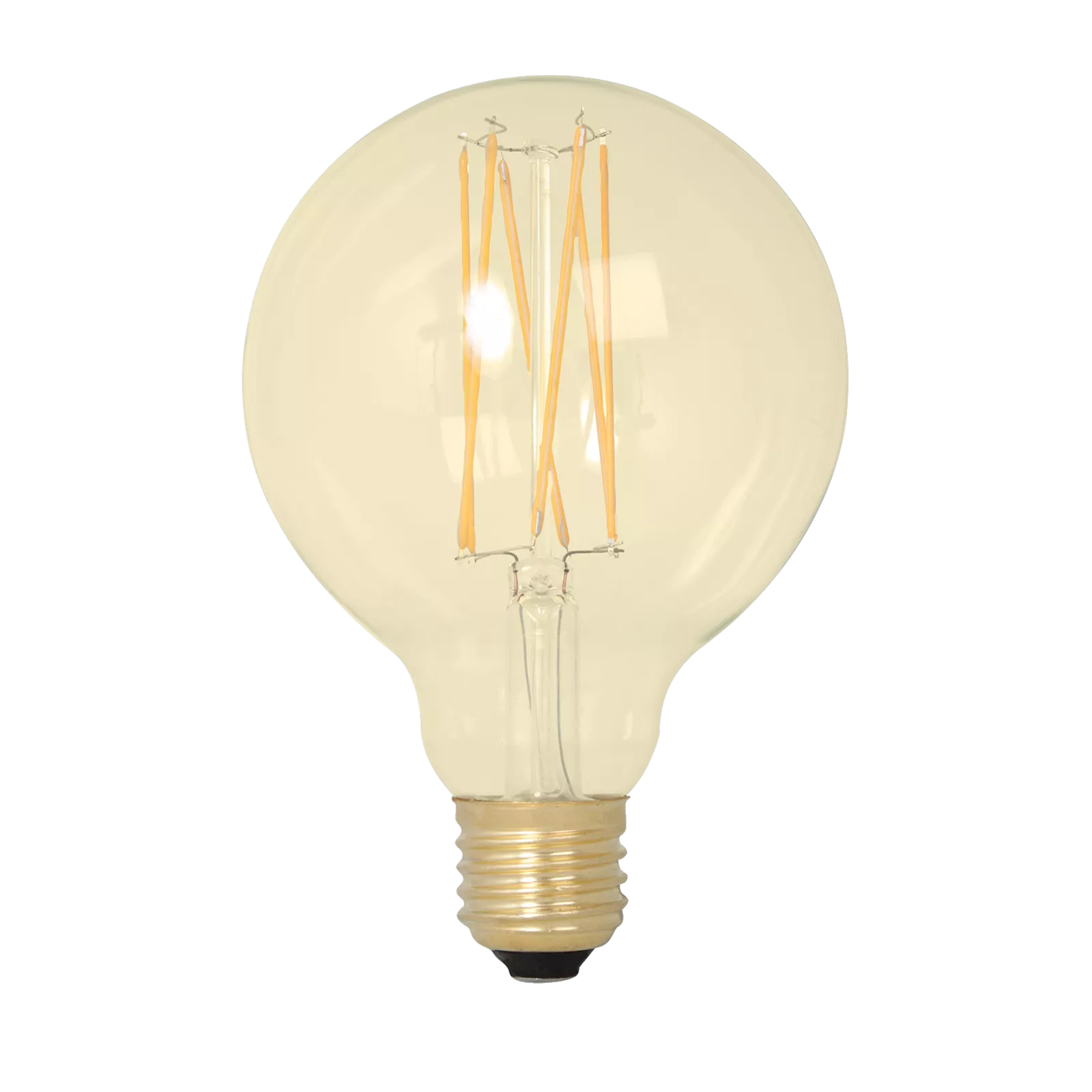 LED lamp (95x140mm) Globe - Gold
